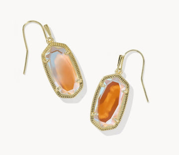 KENDRA SCOTT- Dani Gold Earrings in Dichroic Glass